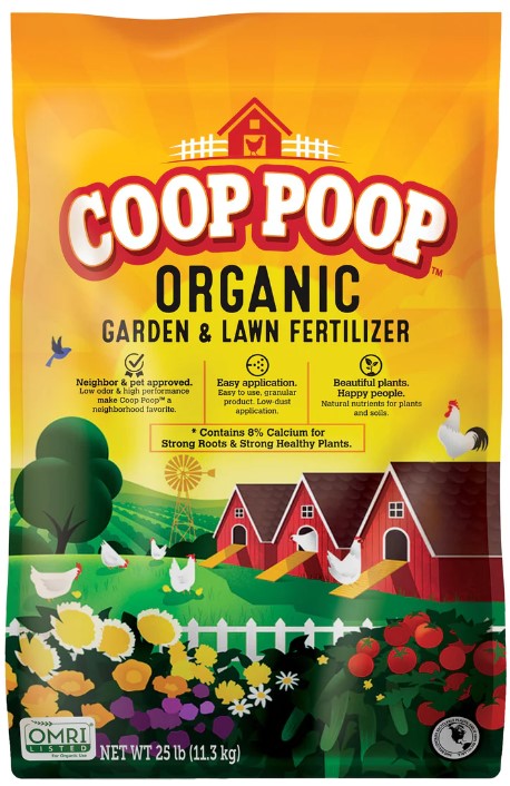 Coop Poop Organic Garden & Lawn Fertilizer, 25 lbs