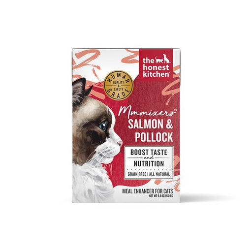 The Honest Kitchen Mmmixers Salmon & Pollock Cat Food Topper, 5.5oz Box