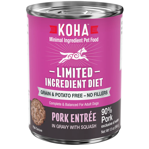 KOHA Limited Ingredient Diet Pork Entrée for Dogs 13oz Can