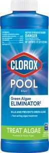 Clorox Algae Eliminator, 32 oz, Liquid