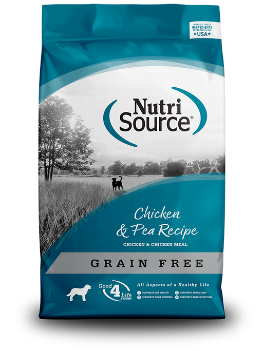 NutriSource Grain Free Chicken & Pea Dry Dog Food