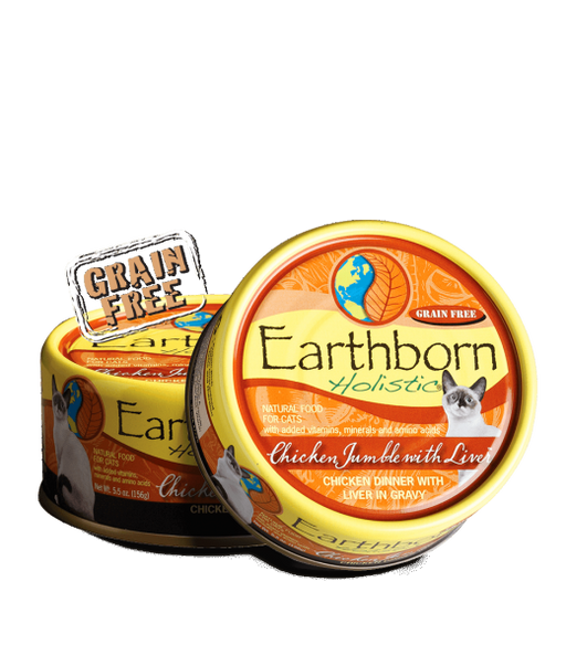 Earthborn Holistic Chicken Jumble with Liver Grain Free Canned Cat Food