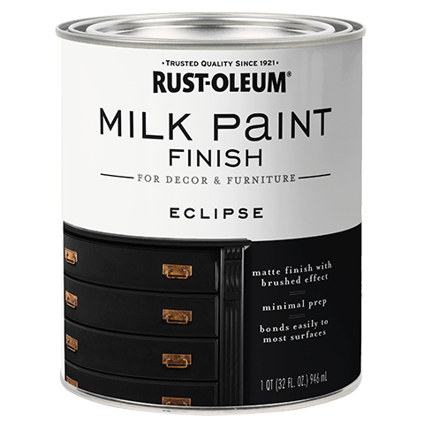 RUST-OLEUM Milk Paint Finish, Eclipse, 1 quart