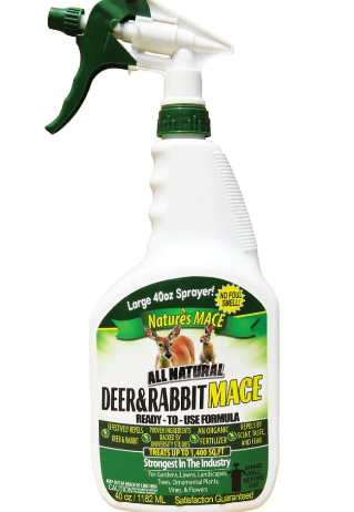 Nature's Mace Deer & Rabbit Repellent, Ready to Use 40oz Spray