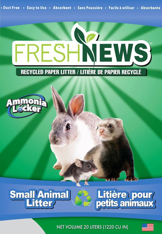 Fresh News Recycled Paper Small Animal Litter — Mackey's