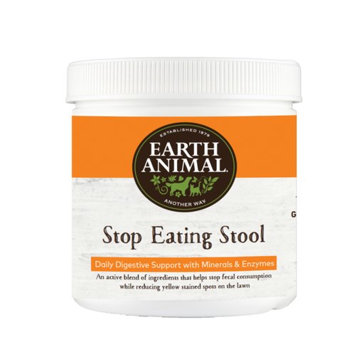 Earth Animal Stop Eating Stool Nutritional Supplement 8oz for Dogs and Cats