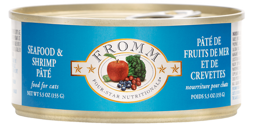 Fromm Four Star Seafood & Shrimp Pate Cat Can