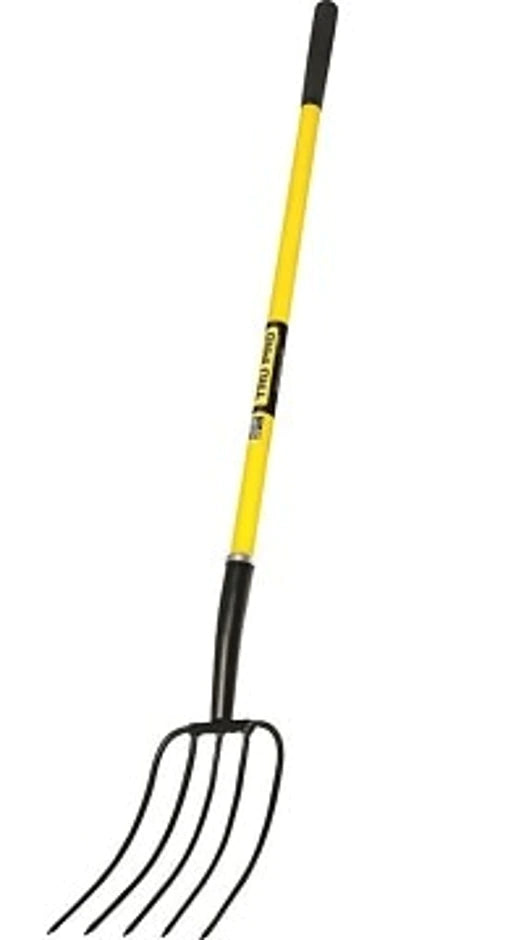 Manure Fork 5 Tine Fiberglass Handle — Mackey's