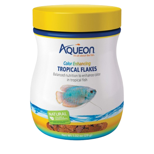 Tropical Flakes Color Enhancing Fish Food, 1.02oz