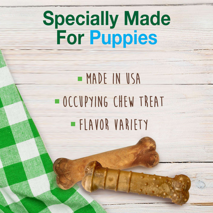 Nylabone Healthy Edibles All-Natural Long Lasting Puppy Chew Dog Treats
