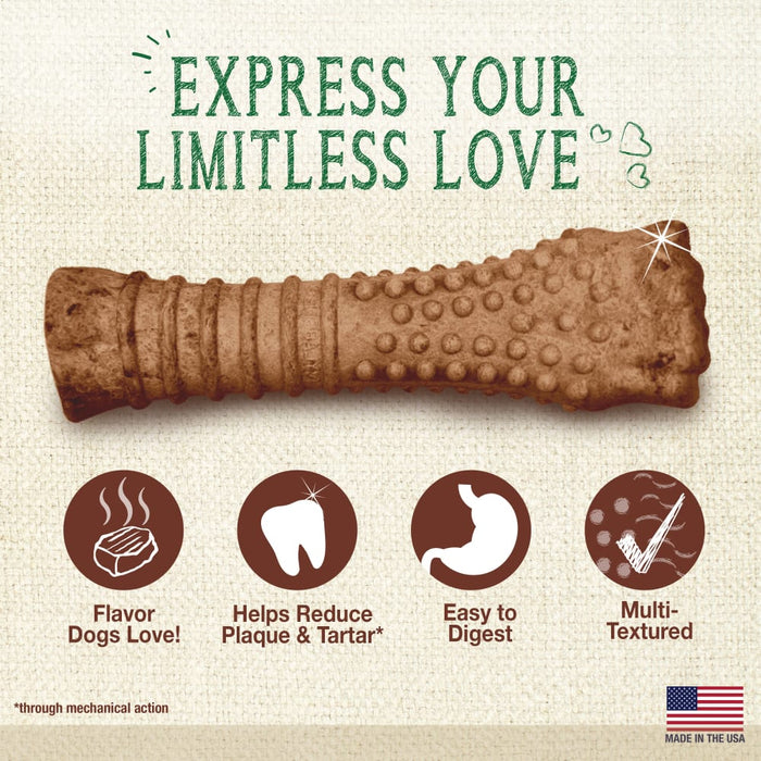 Nylabone Nutri Dent Filet Mignon Dog Dental Chews Dog Treat, XL, 50+lbs