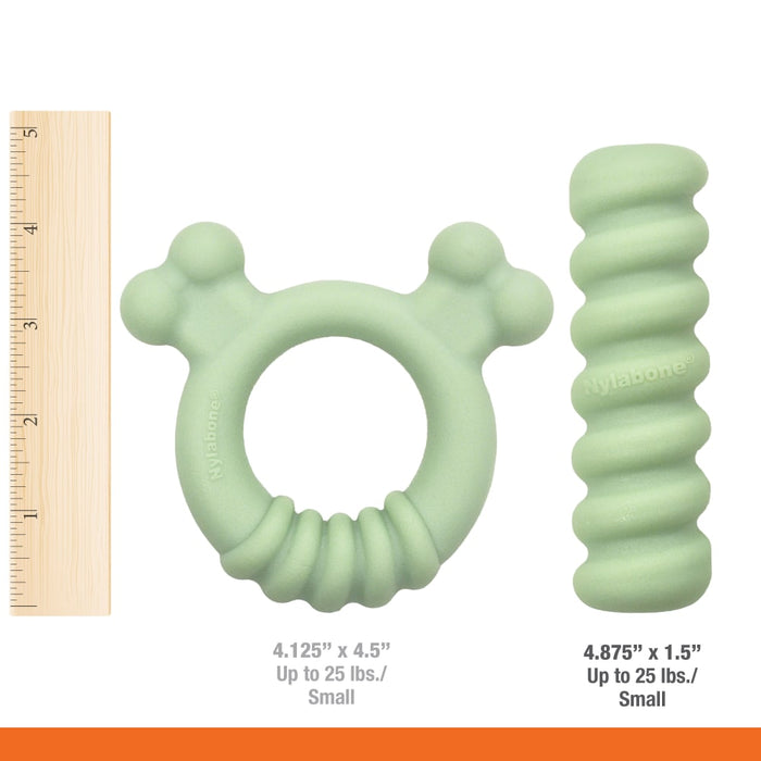 Nylabone Sensory Material Puppy Teething Ring Dog Toy