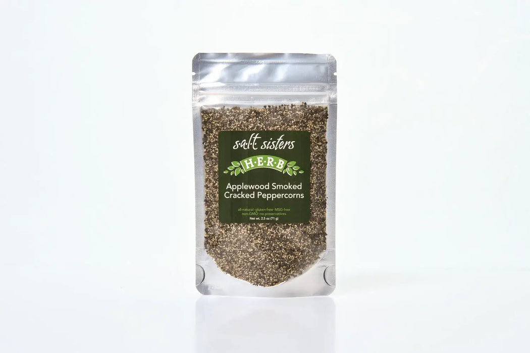 Cracked Peppercorns - Applewood Smoked - 2.5 oz