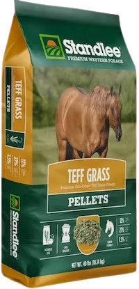 Standlee Premium Teff Grass Pellets, 40 lbs