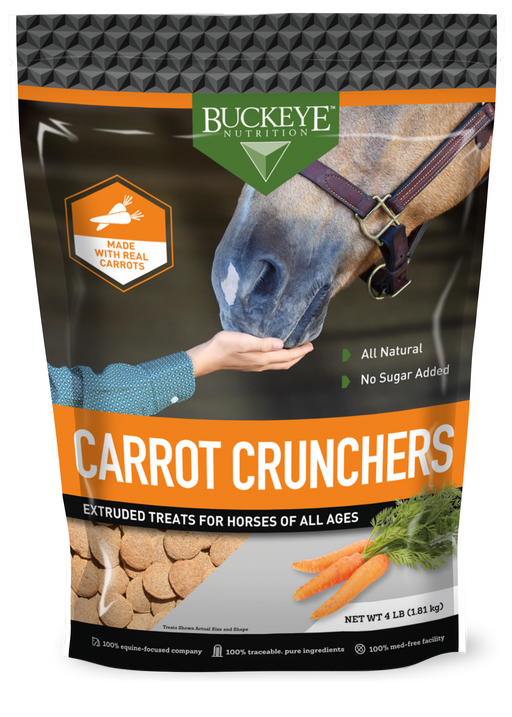 BUCKEYE™ Nutrition All Natural No Sugar Added Carrot Crunchers Treats