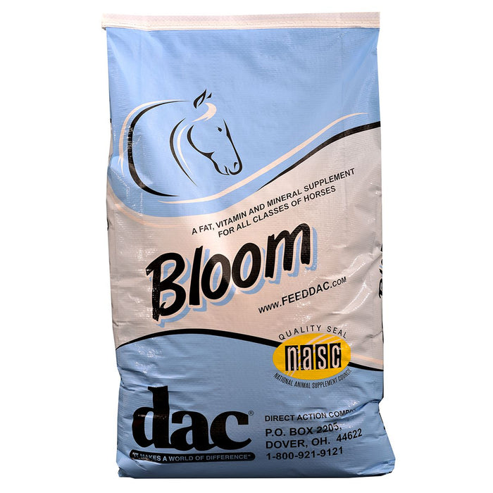 dac Bloom Coat, Skin and Weight Gain Horse Supplement, Multiple Sizes Available