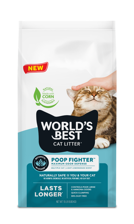 World's Best Cat Litter Poop Fighter, 28lbs