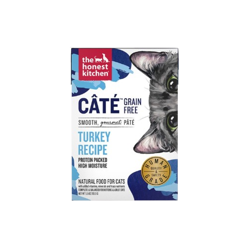 The Honest Kitchen Grain Free Turkey Câté (Pâté) Cat Food Box, 5.5oz