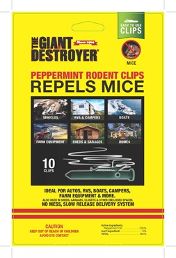 The Giant Destroyer® Rodent Repellent Clips - 10pk