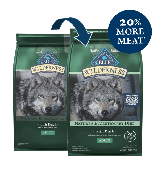 Blue Buffalo Wilderness Duck with Wholesome Grains Recipe Dry Dog Food, 11lbs