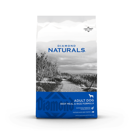 Diamond Naturals Adult Beef Meal & Rice Formula Dry Dog Food, 40lbs