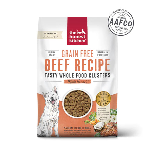 The Honest Kitchen Grain Free Beef Clusters Dry Dog Food