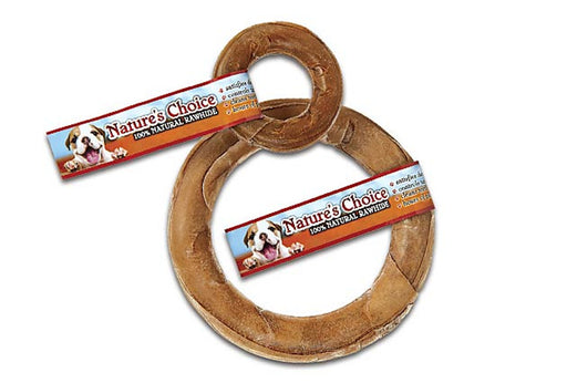 Loving Pets Nature's Choice® - 6" Pressed Rawhide Chew Donut