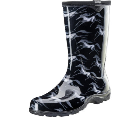 Slogger Rain Boots - Black Horse