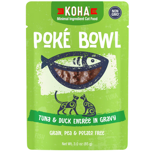 KOHAPoké Bowl Tuna & Duck Entrée in Gravy for Cats 3oz Pouch