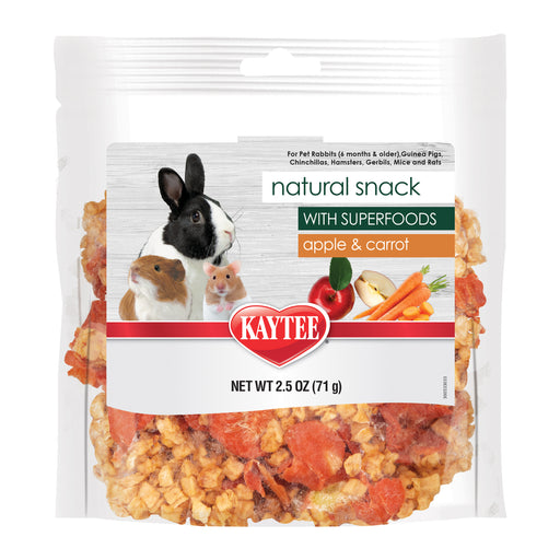 Kaytee Natural Snack Carrot Apple 2.5oz