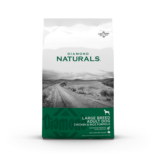 Diamond Naturals Large Breed Chicken & Rice Formula Dry Dog Food, 40lbs
