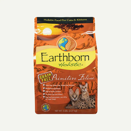 Earthborn Holistic Primitive Feline Dry Cat Food, 5lbs