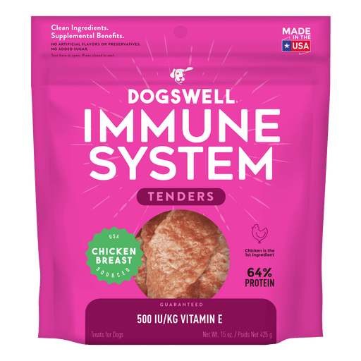 Dogswell Immune System Tenders Dog Treats, Chicken Breast, 12oz