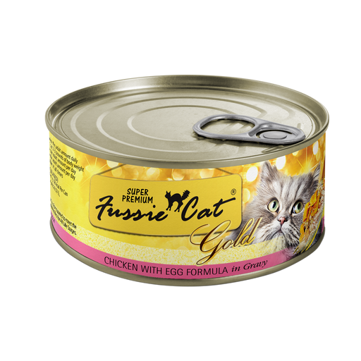 Fussie Cat Super Premium Chicken With Egg Formula In Gravy Canned Cat Food, 2.82oz