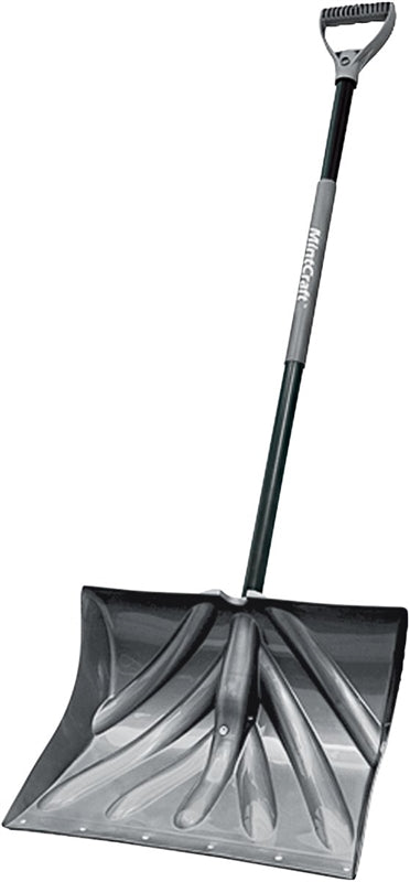 Vulcan 18" Snow Shovel with Sleeve, Poly Blade, Steel Handle