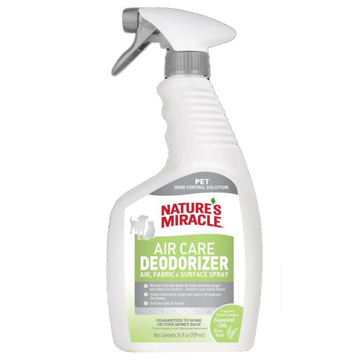 Nature's Miracle Air Care Deodorizer Ready to Use Spray Aloe Rain, 24 oz