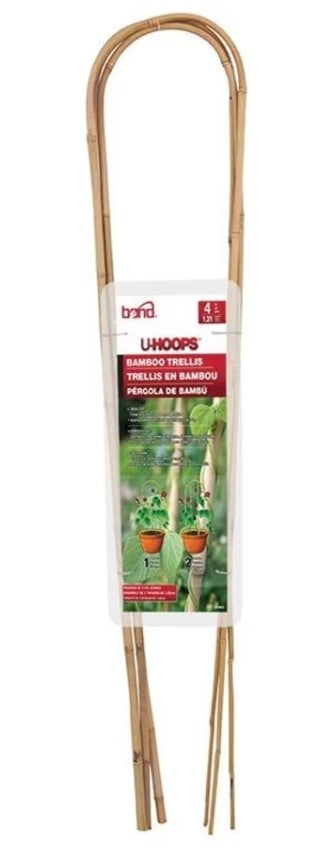 4' Bamboo U-Hoop Trellis