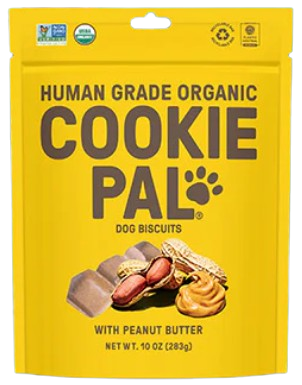 Cookie Pal Peanut Butter Human Grade Organic Biscuits, 10oz