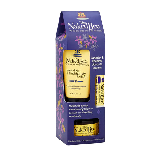 The Naked Bee Lavender & Beeswax Absolute Gift Set