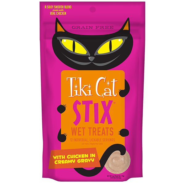 Tiki Cat® Stix™ Chicken Wet Cat Treat or Topper, 3oz