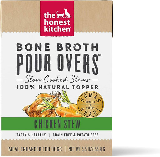 The Honest Kitchen Bone Broth Pour Overs, Chicken Stew, 5.5oz Box