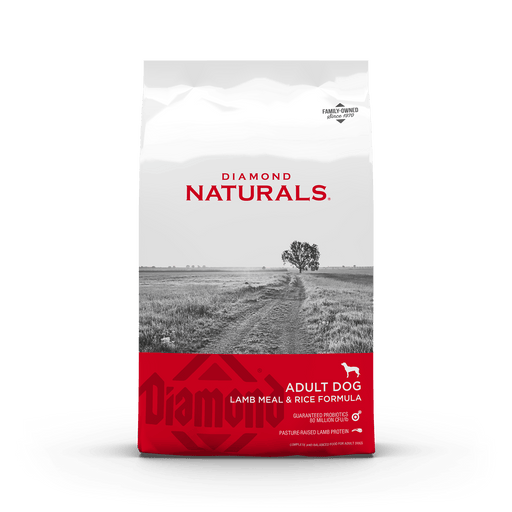 Diamond Naturals Adult Dog Lamb Meal & Rice Formula Dry Dog Food, 40lbs
