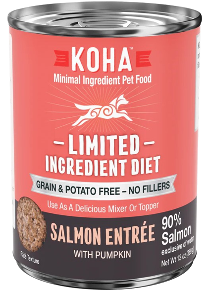 KOHA Limited Ingredient Diet Salmon Entrée Canned Dog Food, 13oz