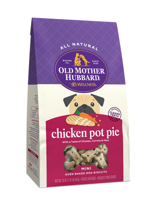 Old Mother Hubbard Mini Grain Free Mini Dog Biscuits, Chicken Pot Pie, 20oz