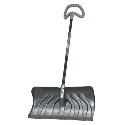 24" Pusher Shovel, Steel Handle