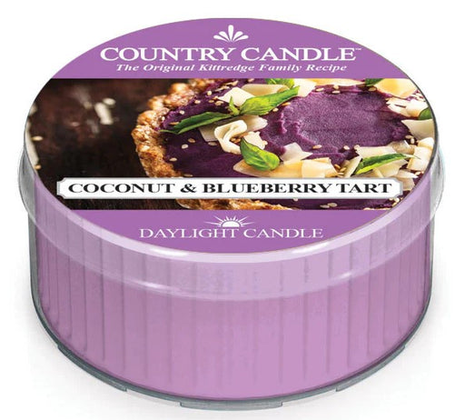 Country Candle by Kringle, Coconut & Blueberry Tart, Single Daylight