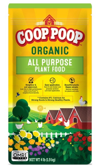 Coop Poop Organic All Purpose Plant Food, 4lbs