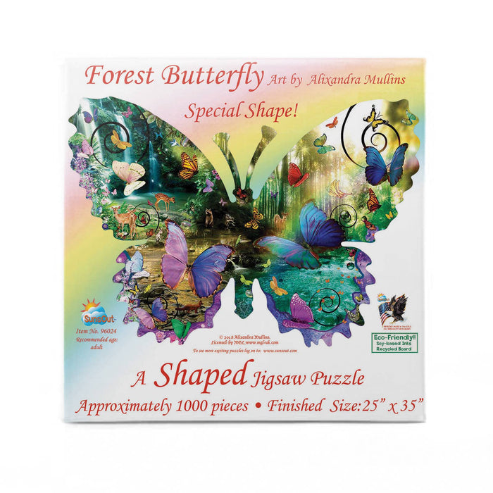 5090 Forest Butterfly SHAPED Puzzle