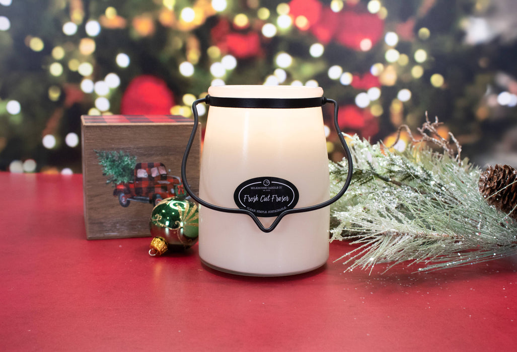 22 oz Butter Jar Candle: Fresh Cut Fraser