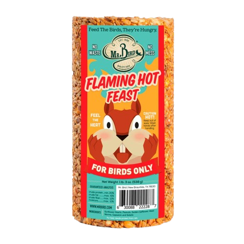 Flaming Hot Feast Cylinder, Small 4"x7.75"